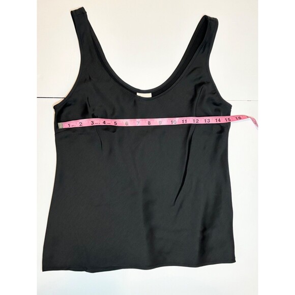 A New Day Woven Shell Tank Top Womens XS Scoop Neck Black with Darts NWT - Picture 5 of 5
